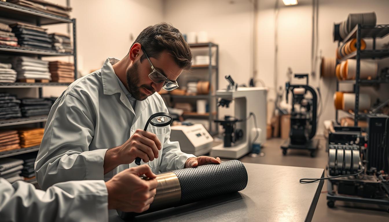 Qualitätskontrolle Carbonproduktion