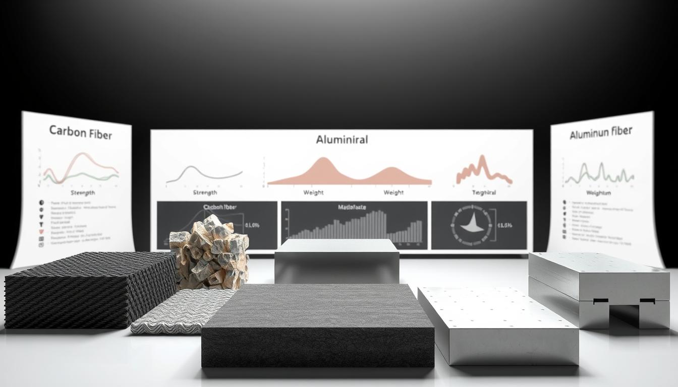 Vergleich Carbon mit Aluminium und anderen Materialien